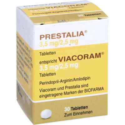 Viacoram 3,5 Mg/2,5 Mg Tabletten 30 stk von kohlpharma GmbH PZN 15378276