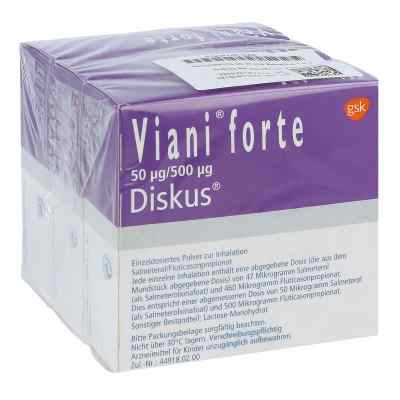 Viani forte 50μg/500μg Diskus 3X60 stk von GlaxoSmithKline GmbH & Co. KG PZN 03180818