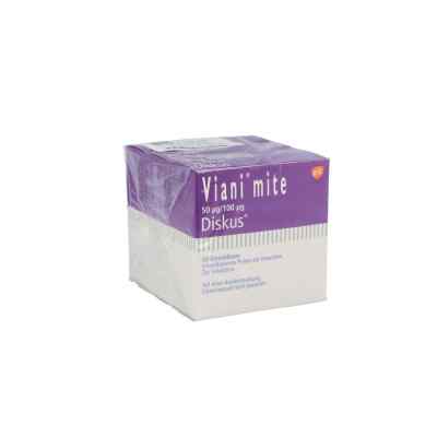 Viani mite 50μg/100μg Diskus 3X60 stk von GlaxoSmithKline GmbH & Co. KG PZN 03180787