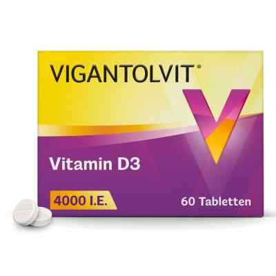 Vigantolvit 4.000 internationale Einheiten Vitamin D3 Tabletten 60 stk von WICK Pharma - Zweigniederlassung PZN 18107141