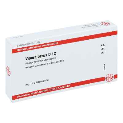 Vipera Berus D12 Ampullen 8X1 ml von DHU-Arzneimittel GmbH & Co. KG PZN 11708831