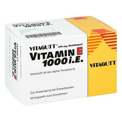 Vitagutt Vitamin E 1000 Kapseln 60 stk von CHEPLAPHARM Arzneimittel GmbH PZN 03011406