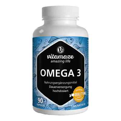 Vitamaze OMEGA-3 1000 mg EPA 400/DHA 300 hochdosiert 90 stk von Vitamaze GmbH PZN 14347747