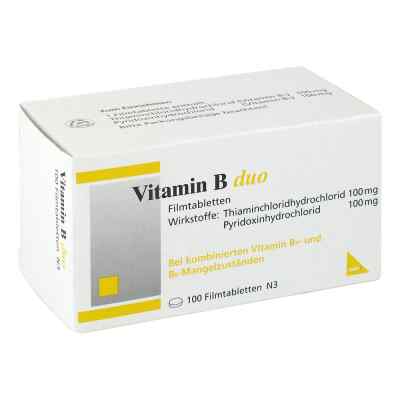 Vitamin B Duo Filmtabletten 100 stk von MIBE GmbH Arzneimittel PZN 07233670