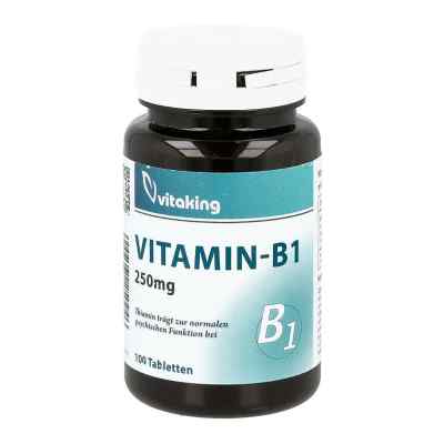 Vitamin B1 250 mg Tabletten 100 stk von vitaking GmbH PZN 15570921