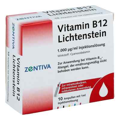 Vitamin B12 1000 [my]g Lichtenstein Ampullen 10X1 ml von Zentiva Pharma GmbH PZN 06174296