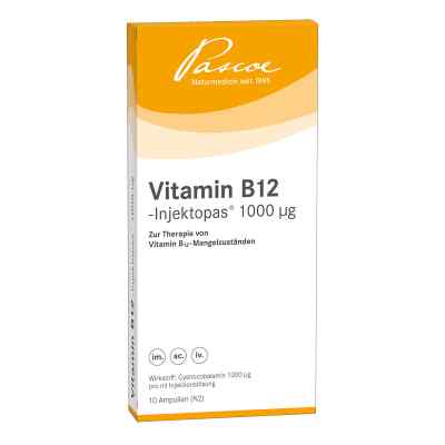 Vitamin B12 Injektopas 1000 [my]g Injektionslösung 10X1 ml von Pascoe pharmazeutische Präparate PZN 03262634