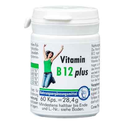 Vitamin B12 Plus Kapseln 60 stk von Pharma Peter GmbH PZN 03626438
