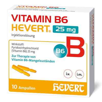 Vitamin B6 Hevert 25 mg Injektionslösung