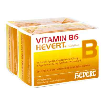 Vitamin B6 Hevert Tabletten 200 stk von Hevert-Arzneimittel GmbH & Co. K PZN 02567840