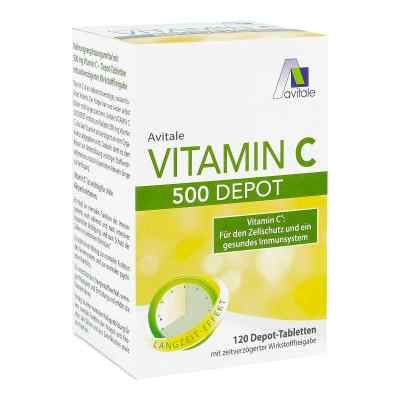 Vitamin C 500 mg Depot Tabletten 120 stk von Avitale GmbH PZN 16743631