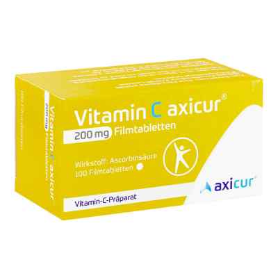 Vitamin C Axicur 200 Mg Filmtabletten 100 stk von  PZN 17260627