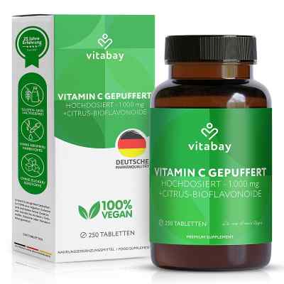 Vitamin C + Bioflavonoide 1000 mg vegan hochdosiert