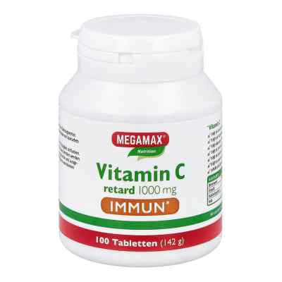 Vitamin C Retard 1.000 mg Immun Megamax Filmtabletten 100 stk von Megamax B.V. PZN 16662387