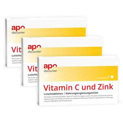 Vitamin C und Zink Lutschtabletten von apodiscounter