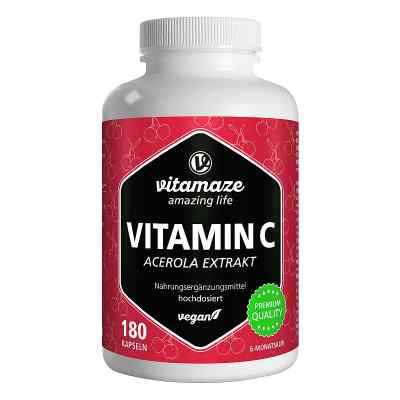 Vitamin C1 60 mg Acerola Extrakt pur vegan Kapseln