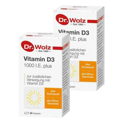 Vitamin D3 1.000 I.E. Plus Doktor Wolz Kapseln