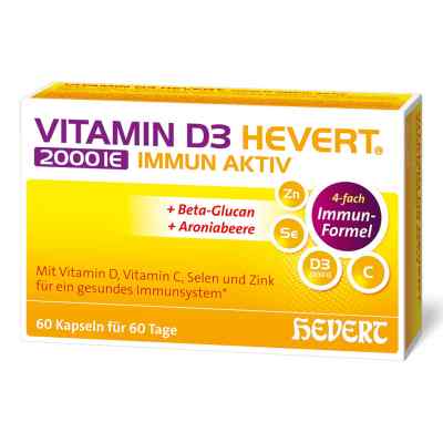 Vitamin D3 Hevert 2000 IE Immun Aktiv Kapseln