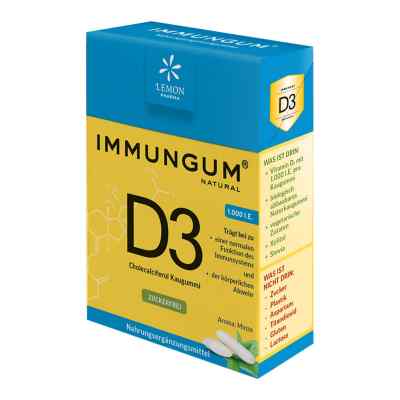 Vitamin D3 Immungum Kaugummi 28 g von Lemon Pharma GmbH & Co. KG PZN 17417141