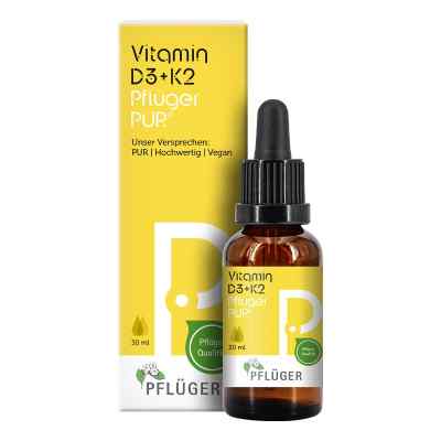Vitamin D3 + K2 Pflüger PUR® 500 I.E./25 µg Tropfen