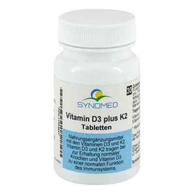 Vitamin D3 Plus K2 Tabletten 30 stk von Synomed GmbH PZN 11554641