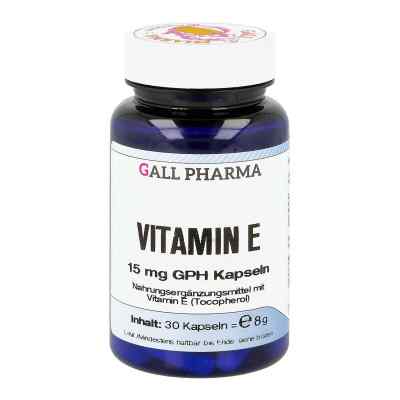 Vitamin E 15 mg Gph Kapseln 30 stk von GALL-PHARMA GmbH PZN 04631921