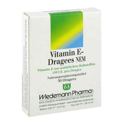 Vitamin E Dragees Nem 50 stk von Wiedemann Pharma GmbH PZN 01840386