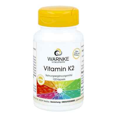 Vitamin K2 Kapseln 100 stk von Warnke Vitalstoffe GmbH PZN 10827798