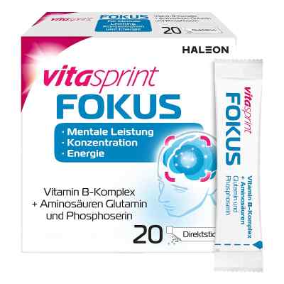 Vitasprint Fokus Direktsticks 20 stk von GlaxoSmithKline Consumer Healthc PZN 18760562