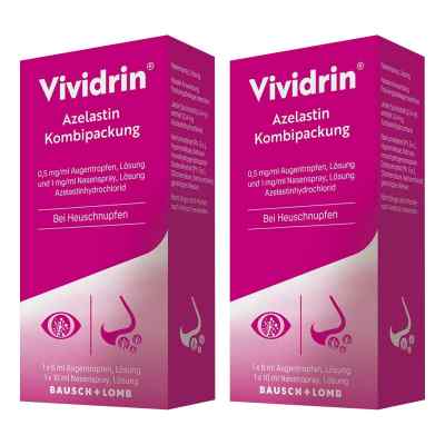 Vividrin Azelastin Kombipackung bei Heuschnupfen & Allergien