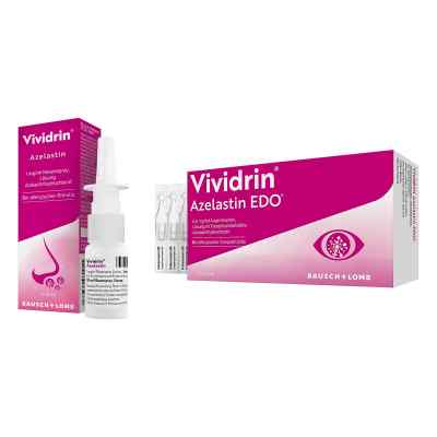 Vividrin Azelastin Nasenspray 1 mg/ml + Augentropfen 0.5 mg/ml