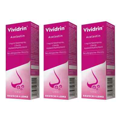 Vividrin Azelastin Nasenspray bei Heuschnupfen und Allergien