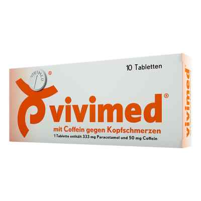 Vivimed mit Coffein gegen Kopfschmerzen, Schmerztabletten 10 stk von Dr. Gerhard Mann Chem.-pharm.Fab PZN 00410318