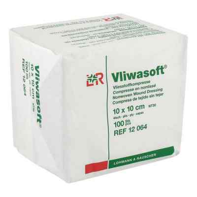 Vliwasoft Vlieskompressen 10x10 cm unsteril 4l. 100 stk von Lohmann & Rauscher GmbH & Co.KG PZN 03806933