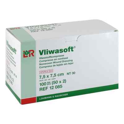 Vliwasoft Vlieskompressen 7,5x7,5 cm steril 6l.