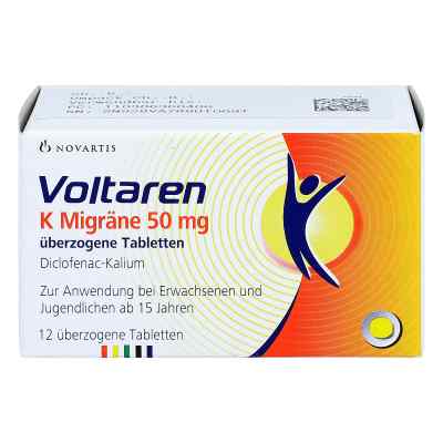 Voltaren K Migräne 50mg 12 stk von EurimPharm Arzneimittel GmbH PZN 03063604