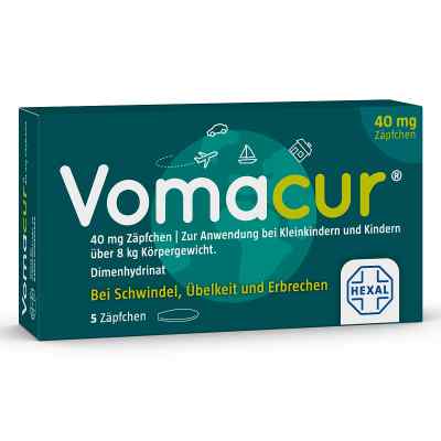Vomacur® 40 mg Zäpfchen
