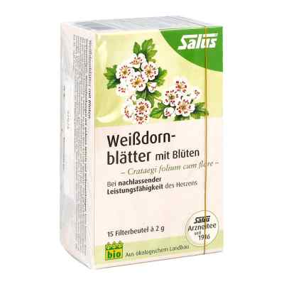 Weissdornblätter mit Blüten Arzneitee bio Salus 15 stk von SALUS Pharma GmbH PZN 00249366