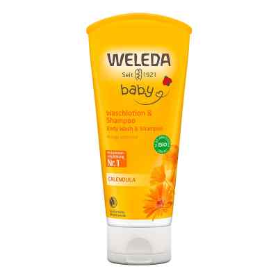 Weleda Calendula Waschlotion & Shampoo 200 ml von WELEDA AG PZN 02084691