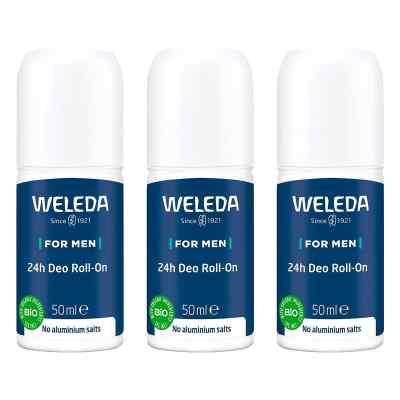 Weleda For Men 24 H Deo Roll-on 5x50 ml von WELEDA AG PZN 08104176
