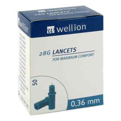 Wellion Lancets 28 G 50 stk von MED TRUST Holding GmbH PZN 05014202