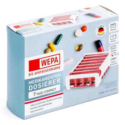 Wepa 7 Tage Compact Wochenmagazin Weiß/pink