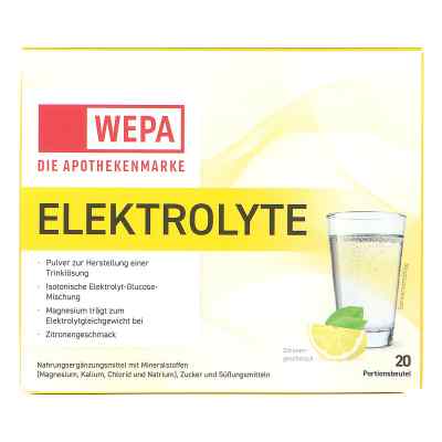 Wepa Elektrolyte Pulver Zitrone