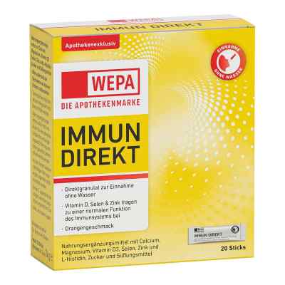 Wepa Immun Direkt Sticks Pulver 20 stk von WEPA Apothekenbedarf GmbH & Co K PZN 17935108