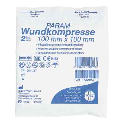 Wundkompresse Vliesstoff Steril 10x10 Cm