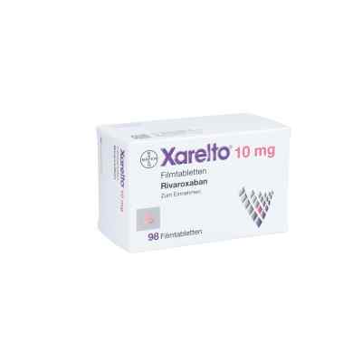 Xarelto 10 mg Filmtabletten 98 stk von Orifarm GmbH PZN 14440814