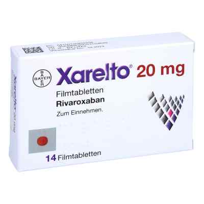 Xarelto 20 mg Filmtabletten 14 stk von Orifarm GmbH PZN 12645529