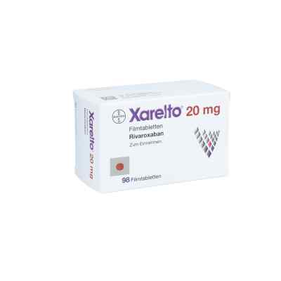 Xarelto 20 mg Filmtabletten 98 stk von Orifarm GmbH PZN 07089606