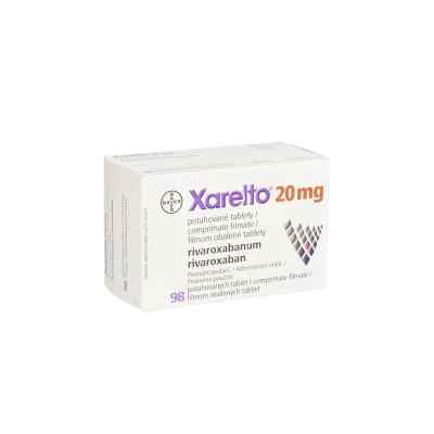 Xarelto 20 mg Filmtabletten 98 stk von CC Pharma GmbH PZN 09724550