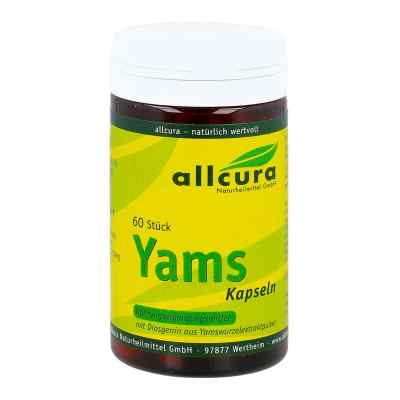 Yams Kapseln 250 mg Yamspulver 60 stk von allcura Naturheilmittel GmbH PZN 04020637